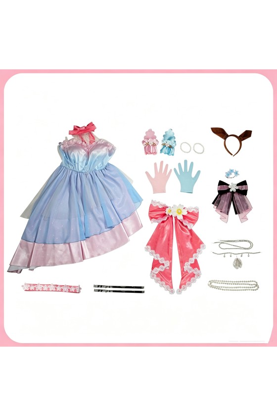 2XXT Cosplay Uma Musume Pretty Derby Sakura Chiyono O Fleur Enneigée Formal Dress Cosplay Costume